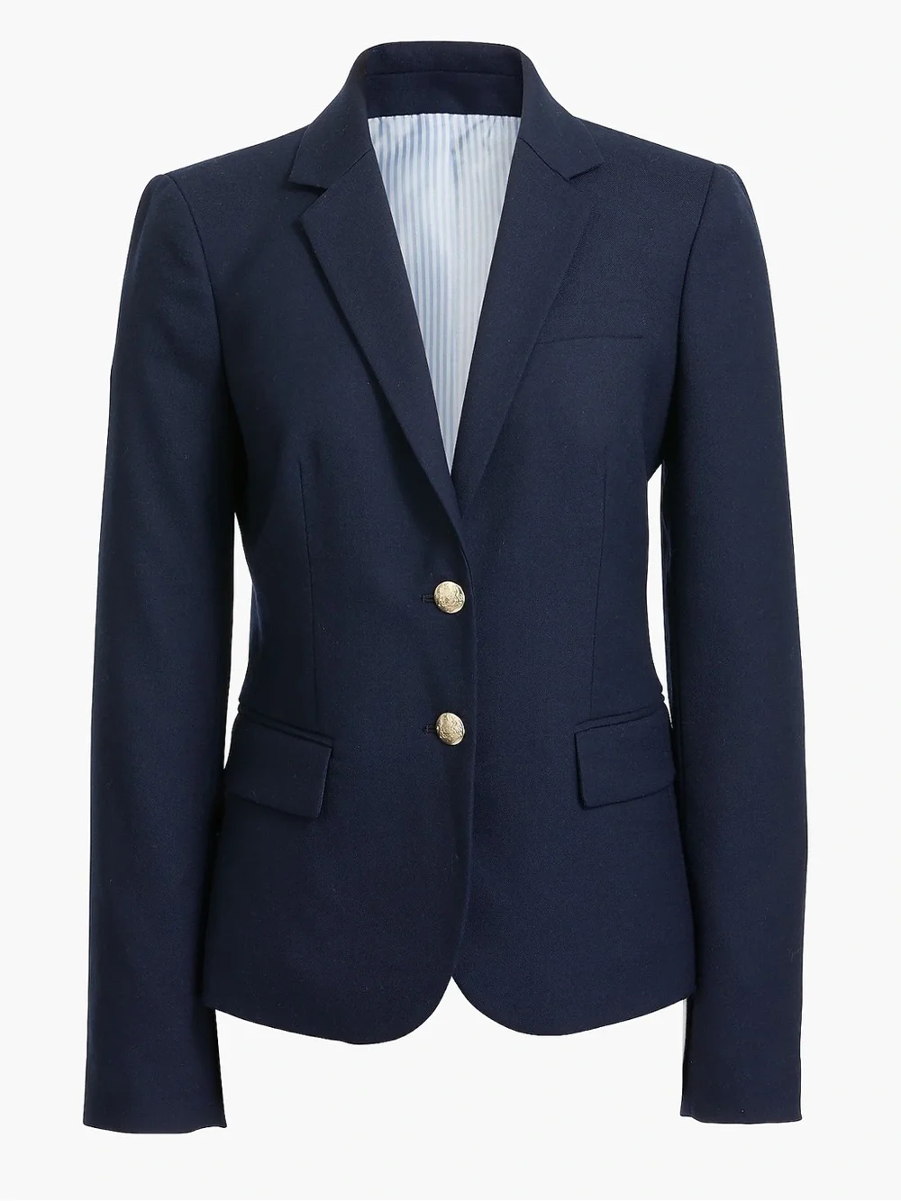 J. Crew Original Schoolboy Blazer, Navy Wool Blend | Size 12P | NWOT
